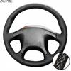 Hand Stitched Perforated Microfiber Leather 1997 - 2006 Pajero Pinin Space Gear Steering Wheel Cover For Mitsubishi L200