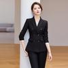 Women's Professional Double-Breasted Suit Set