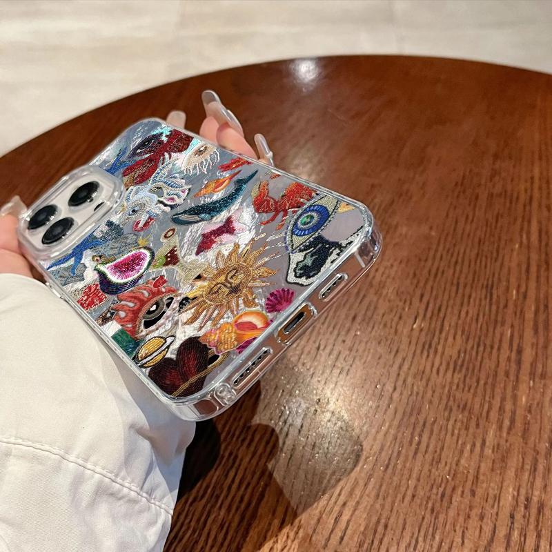 Retro Sun Planet Cocktail Women Case For Xiaomi Redmi Note 14 Pro 14C 13C 10 9A 9C 13 12 11 10S 9 8 Plus A5 A4 A3 A2 A1 Cover