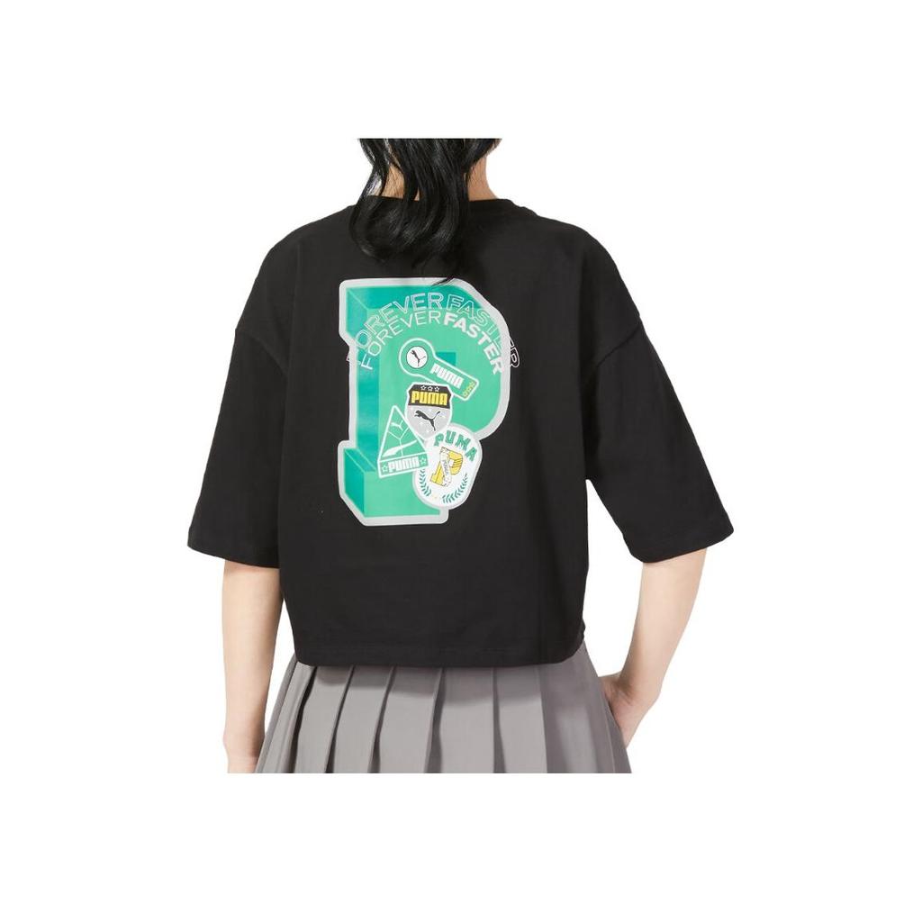 New PUMA T Shirts Women's Black 623253-01