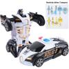 Children's Deformation Toy Car - One-Key Inertia Impact Puzzle Vehicle