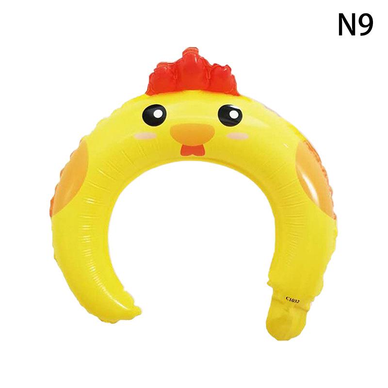 5pcs Cute Headband Balloon Cute Cartoon Animal Balloon Kids Birthday Party Decoration Baby Shower Children's Toys