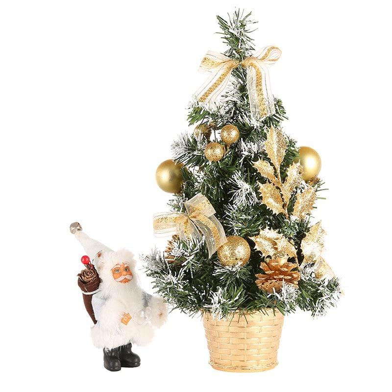 40CM Dining Table LED Christmas Tree Night Light Decoration Light Pine Tree Mini Christmas Tree Christmas Decoration New Year Gift