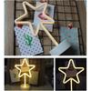 Star Neon Sign Light with Base Star Shape LED Night Light Table Lamp Party Christmas Birthday Star Light Decor, USB or