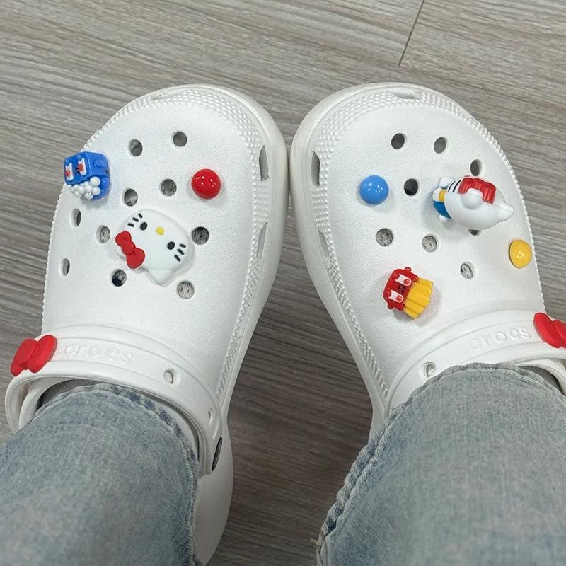Hello Kitty Crocs Cute Cartoon Shoe Charms: DIY Detachable Decorations