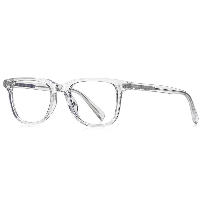 Anti Blaulicht Computerbrille Einfache Quadratische Brillengestelle Koreanischer Stil Unisex Weidenagel Brillenrahmen Auf Lager