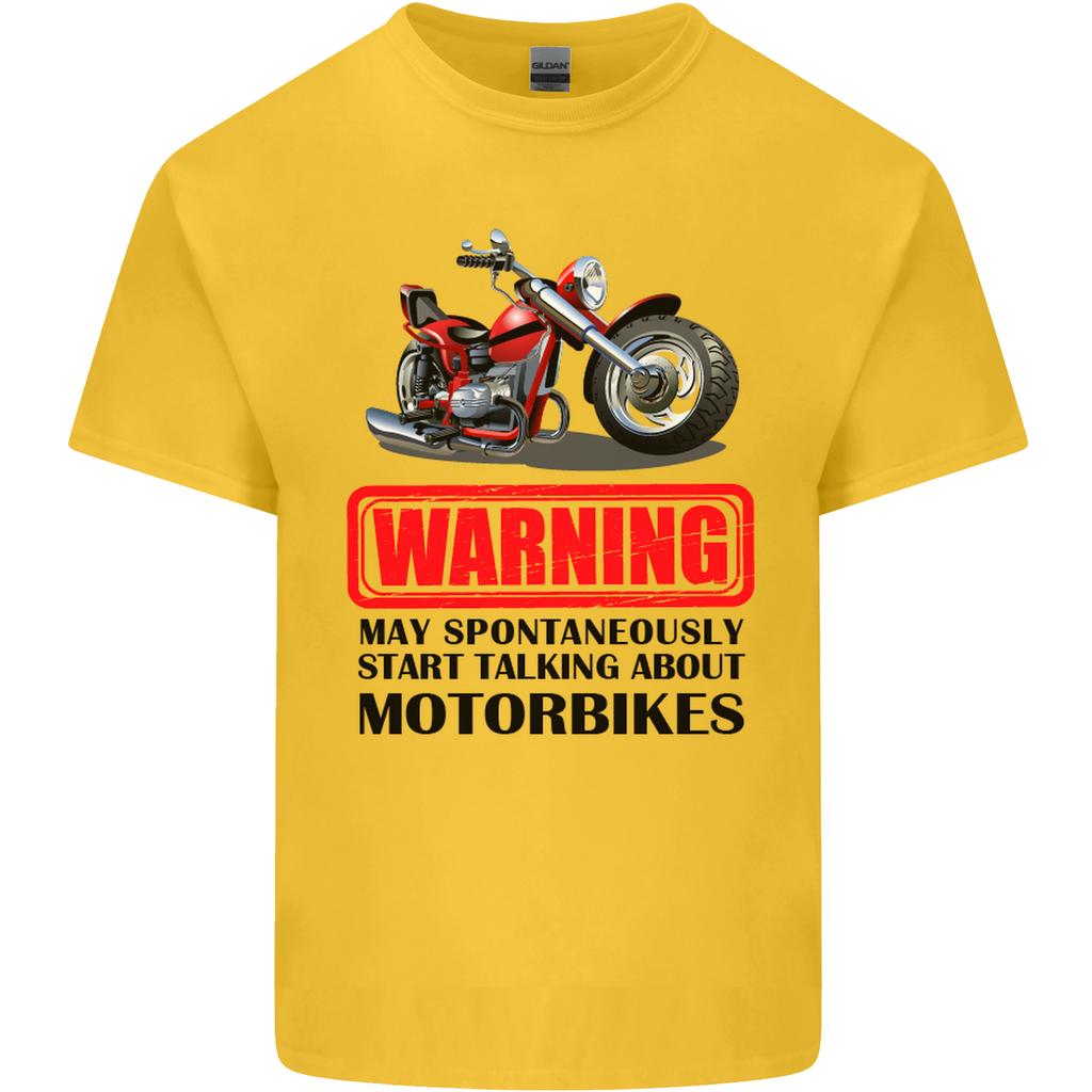 Start Talking About Motorbikes Motorcycle Unisexs Light Cotton TShirt