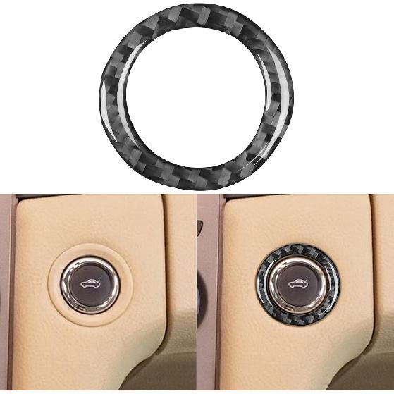 Real Carbon Fiber Compatible with Ford Taurus SEL/Limited/SE/SHO 2013-2019 2014 2015 2016 2017 2018 Accessories Car Door Lock Decoration Trim Cover