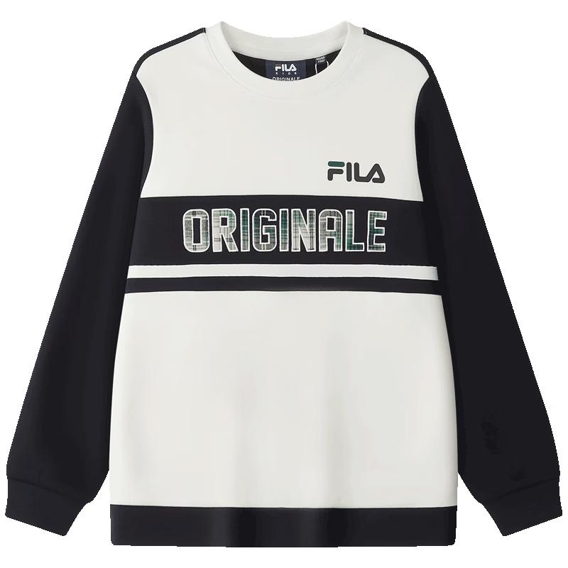 FILA Boys  Fleece-Lined Crewneck Sweatshirt 170