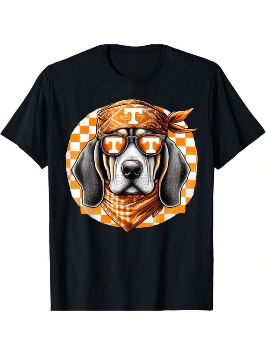 

Orange Blooded Tennessee Hound Native Home TN State Pride T-Shirt Christmas Gifts For Teens Boys Men Family YYQ 180g S разноцветный