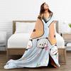 Bubu Dudu Flannel Blanket Winter  Warm Soft Throw Blanket for Kids Adult Couch Chair Funny Bedspread Sofa Bed Cover
