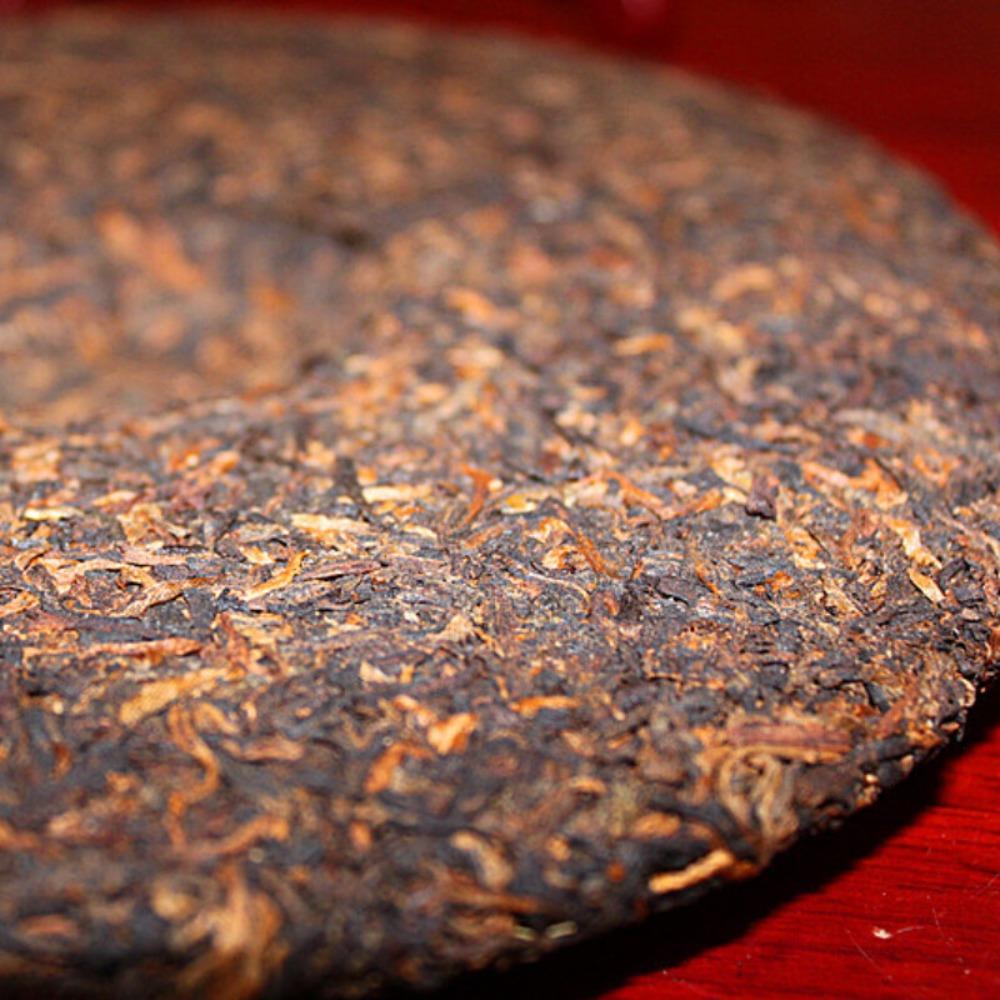 Pu erh Ripe Tea Cake 357g Natural Golden Bud Yunnan Black Chinese