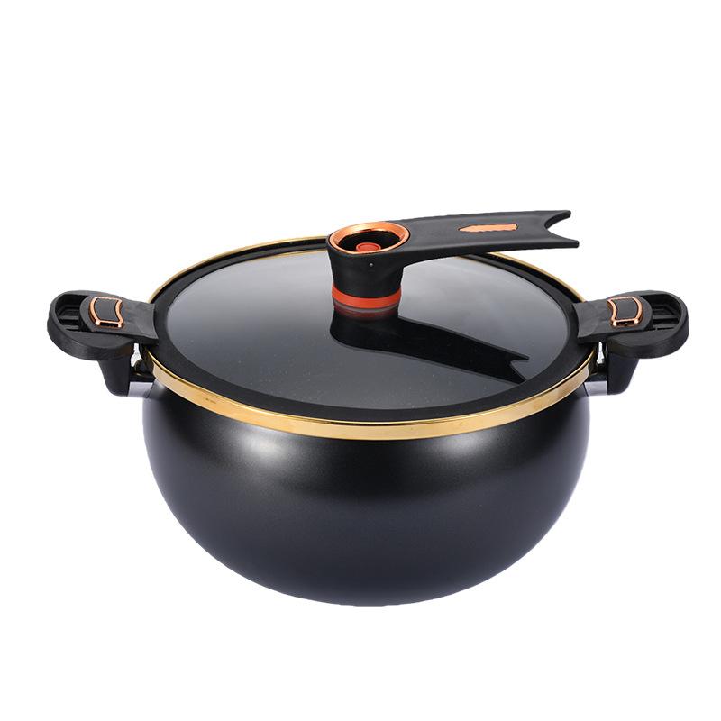 Ceramic Micro-pressure Soup Pot Non-stick Pot Enamel Household Multi-functional 8L Large-capacity Stew Pot Hot Pot