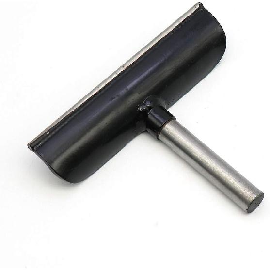 5.9 Inch Lathe Tool Rest Woodworking Lathe T Type Tool Post Round Handle Tool Post For Wood Turning Lathe Turning Tool Rest