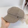 Octagonal Hat Painter Hat British Trendy Beret Women's Autumn and Winter Fashion Elegant Fashion Hat Outdoor Leisure