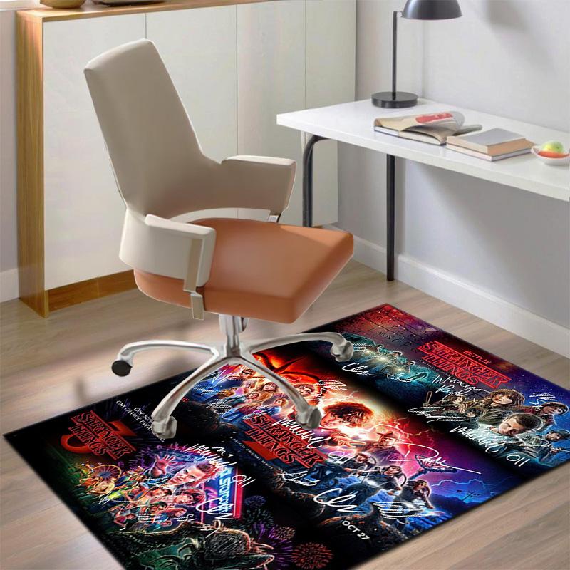 Halloween Horror Horror Theme Stranger Things Carpet Home Living Room Decoration Table and Chairs Anti Slip Door Mat Outdoor Picnic Mat Carpet A7
