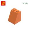 53Pcs/lot 3678 Roof Tile 2X2X2 Dots 65degree Block Moc Hue Accessories Compatible featuring Brick DIY Children's Plaything Assembly