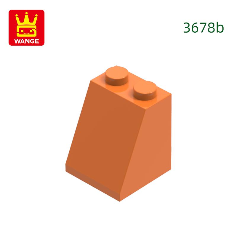 53Pcs/lot 3678 Roof Tile 2X2X2 Dots 65degree Block Moc Hue Accessories Compatible featuring Brick DIY Children's Plaything Assembly