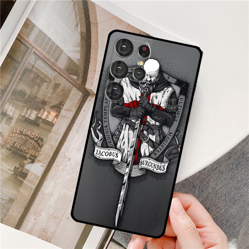 Templar Knight For Samsung Galaxy S22 Ultra S21 Ultra Note 20 S20 FE S8 S9 S10 Note 10 Plus Phone Case