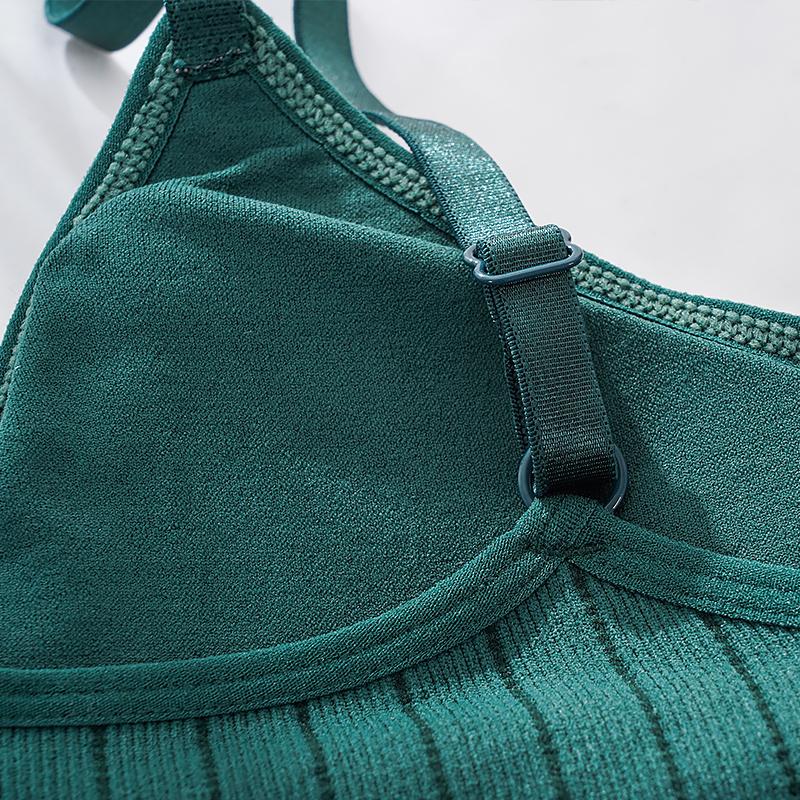 Women Seamless Sports Crop Top Sexy Bra Female Bralette Sleeveless Camis Crochet Tank Underwear Summer Lingerie Tube Top