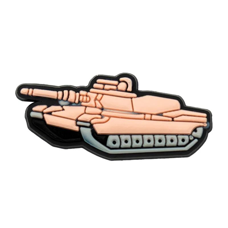 1-25Pcs Weapon Guns Dollar PVC Shoe Decor Accessories Tanks Aircraft Charms DIY Garden Shoe Buckle Accessories Party Ornament