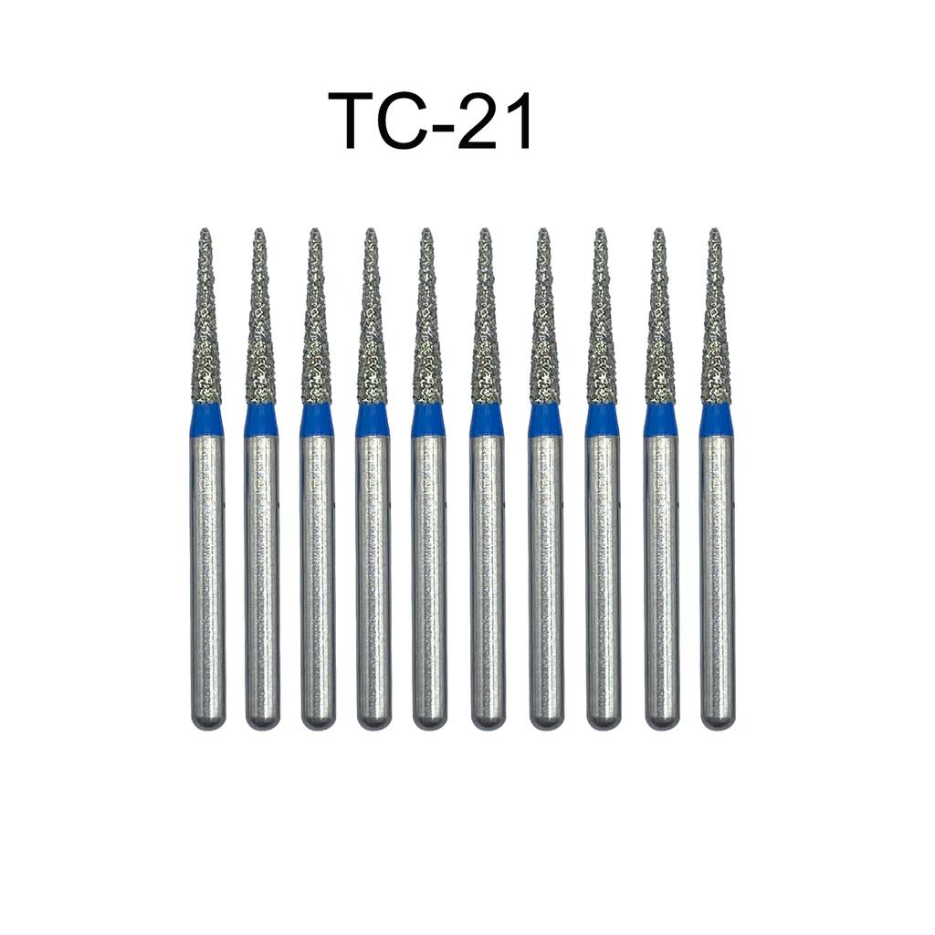 Nun Ck 10 Stück/Packung Dental Diamantbohrer für Hochgeschwindigkeits-Handstück Zahnarztbohrer FG-Serie Durchmesser 1,6 mm