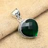 Chrome Diopside Gemstone 925 Solid Sterling Silver Handmade  Jewelry Exquisite Pendant For Women