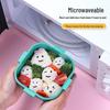 Hanlu Kids Portable Bento Box with Utensils (850ML)