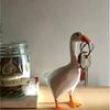 1pc Magnetic Goose Key chain home decoration sculpture office desk decoration resin goose duck sculpture tool rack home
