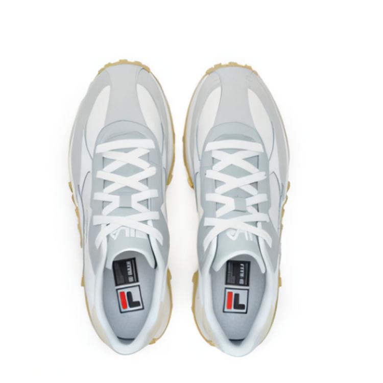 New FILA Abrasion-Resistant Low-Top Casual Shoes Men's Violet Gray F12M513207FGB