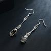 Fashionable Skull Bracelet Ring Earrings Handmade Jewellery Set Unisex Jewelry Fashion Accessories for Women and Men