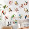 Flower Birds Magpie Diy Stickers Licing Room Decor Home Decoration Wall Decals