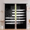Retro Nationalflaggenmuster Bedruckte Vorhänge Weihnachtsdekorationen Schlafzimmer Wohnzimmer Heimdekoration Vorhang Polyester Ideal für Bereich