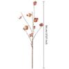Plastic Artificial Pomegranate Branch 8 Fruit Foam Fruits Branches  Chinese New Year Decor