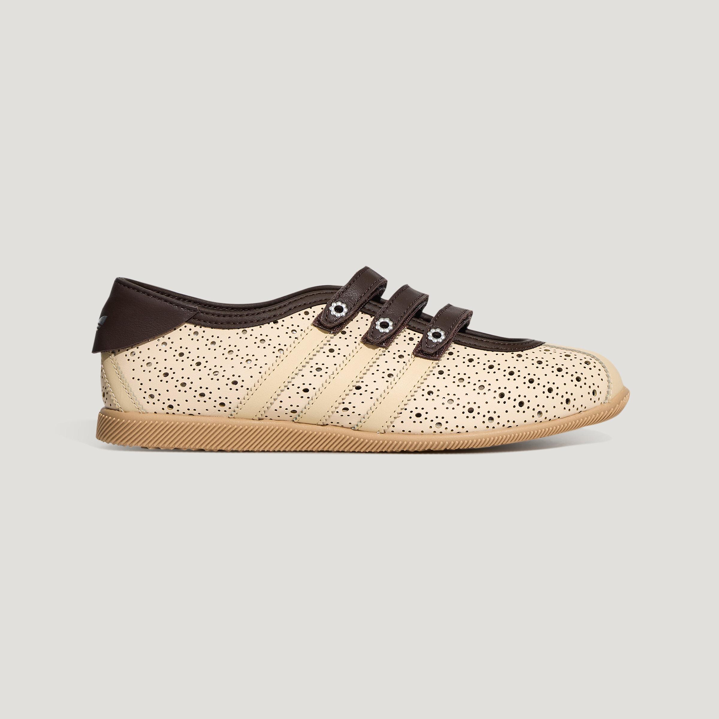 Adidas Originals ANFU Mary Jane Shoes Women s Beige Brown 36.5