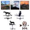 Retro Farm Scene Garden Stake Weathervane Professional Measuring Tools Patio