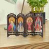 Desktop Ornament Home Decor Emblems Virgin Mary Decoration Catholicism Adornment Accessories The Sign Holy Family Plaque