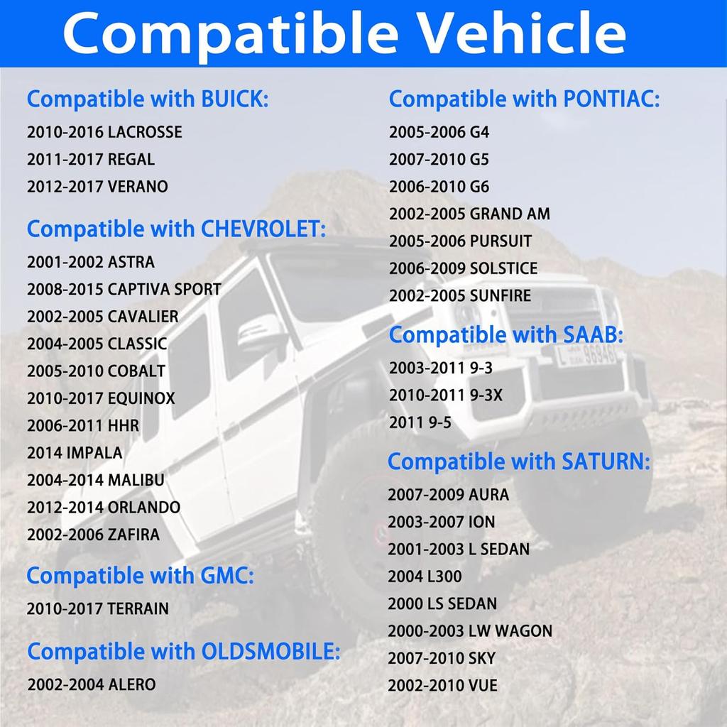 Engine Coolant Thermostat Compatible With Chevy 2005-2010 Cobalt,2010-2017 Equinox,2006-2011 HHR,2004-2014 Malibu,Replacement For Pontiac 2005-2006