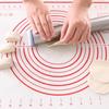 Adjustable Dough Roller Thickness Silicone Kneading Mat Practical Baking Pastry Mat Set  Cake