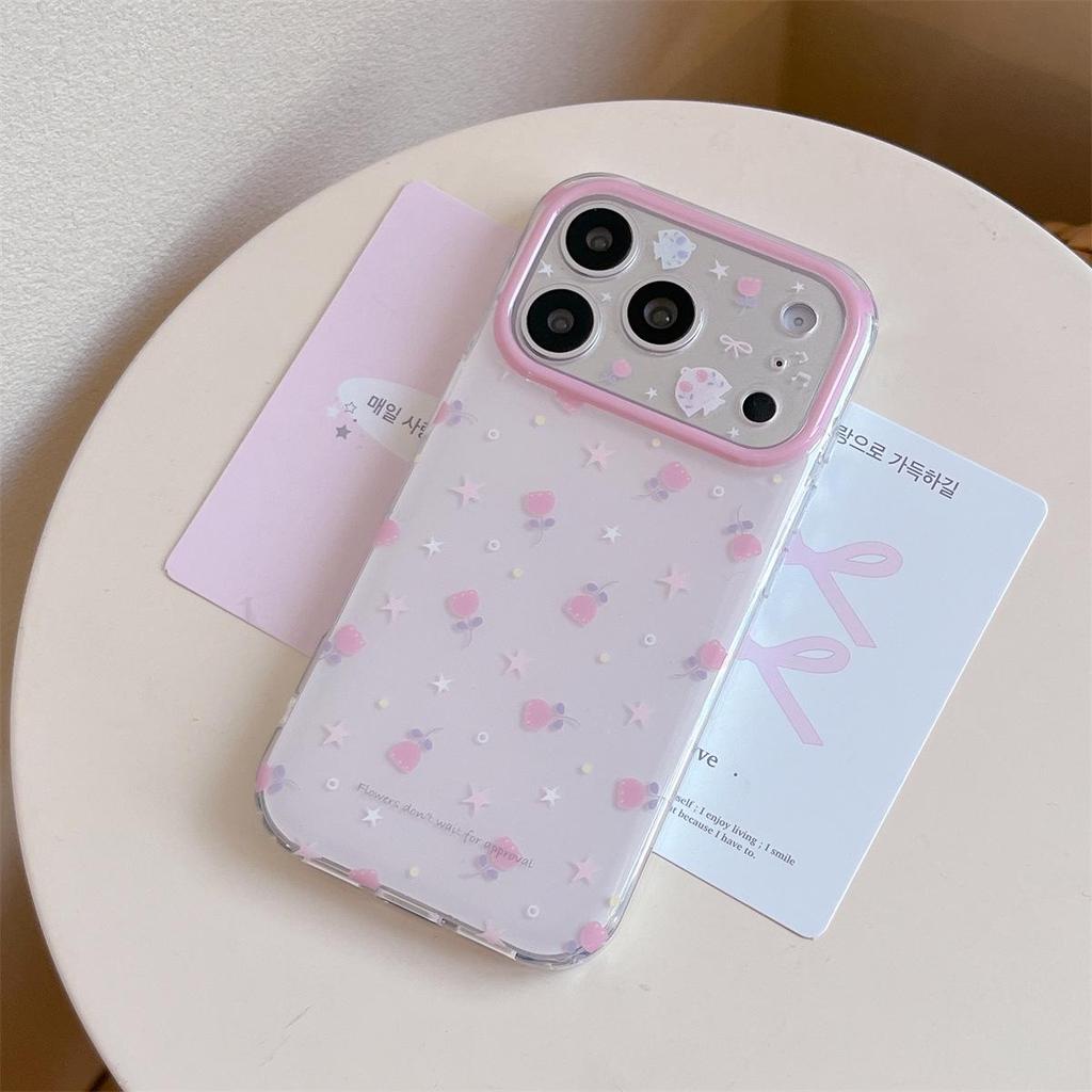 Double Layer Floral Swallow Anti-Fall Case for iPhone 14/13/17/16/15 Pro Max