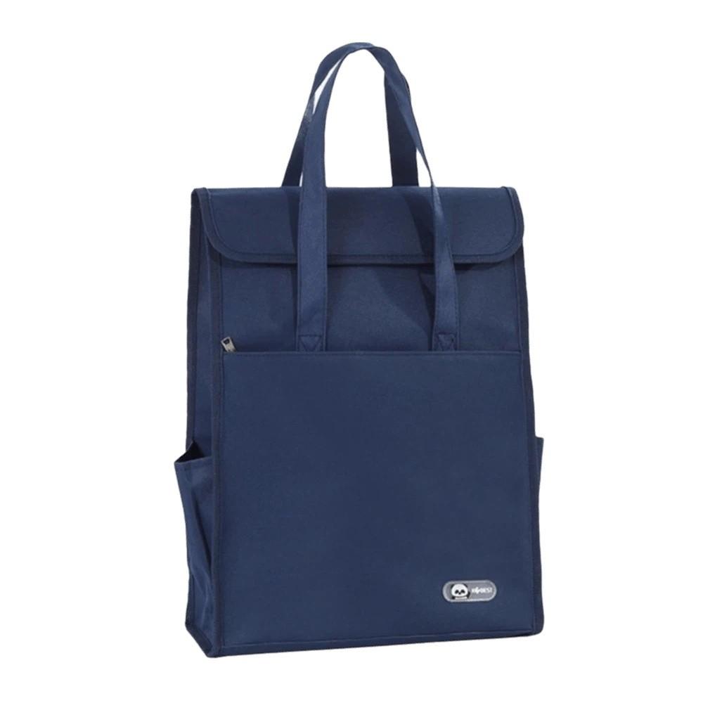 Durable Tote Bag Double-Layer Shoulder Handbag Casual Student Tutorial Bag  Document