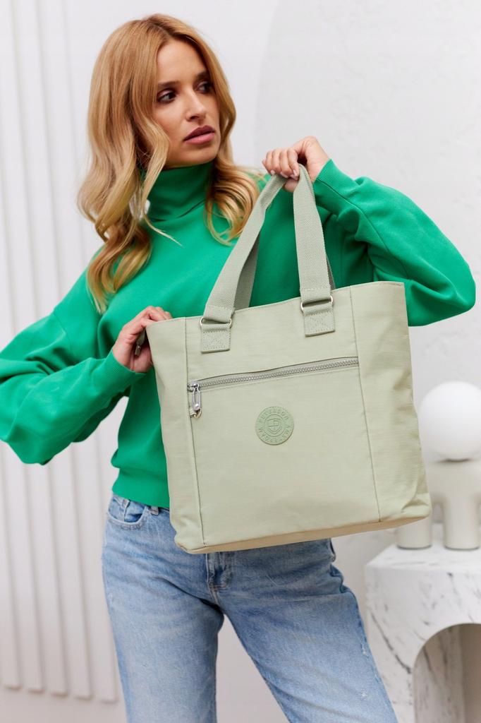 Nylon, roomy women's shopper - Peterson