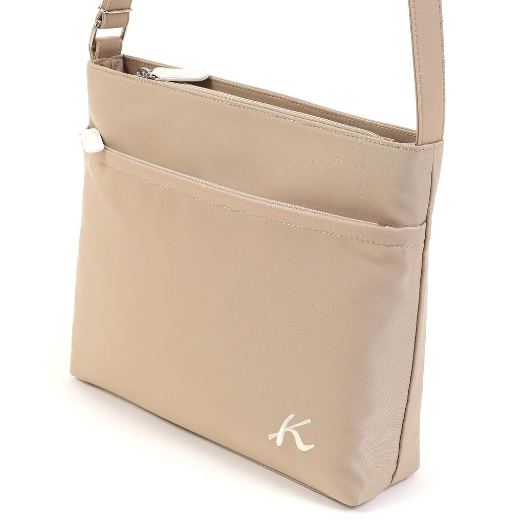 Kitamura Crossbody Shoulder Bag Sand 52521 Women's R-0702, Beige,