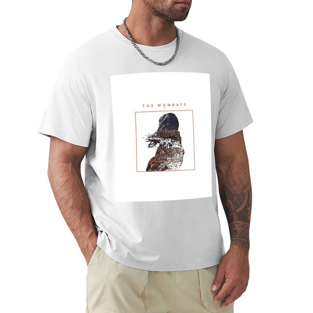 The Wombats TShirtTHE WOMBATS TShirt New Edition Plus Size Tops Blacks Cotton Man Tshirts Tshirts for Men