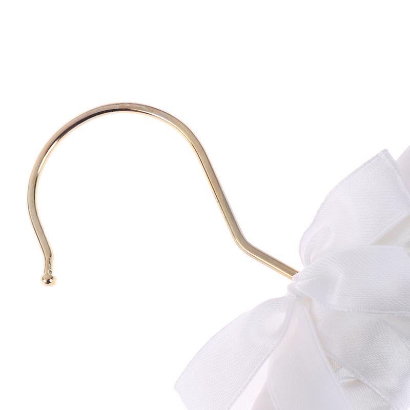 5X Clothes Hangers Satin Padded Luxury Soft Coat Hanger