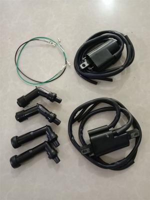 Motorcycle Ignition Coils with Spark Plug Caps for Honda Cb350f Cb400f Cb500 Cb550,2pack