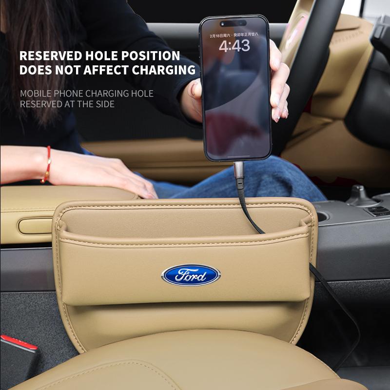 Car Seat Gap Organizer Storage Box Pocket Multifunction CarInterior Accessories For Ford Expedition U222 U324 U324N U553