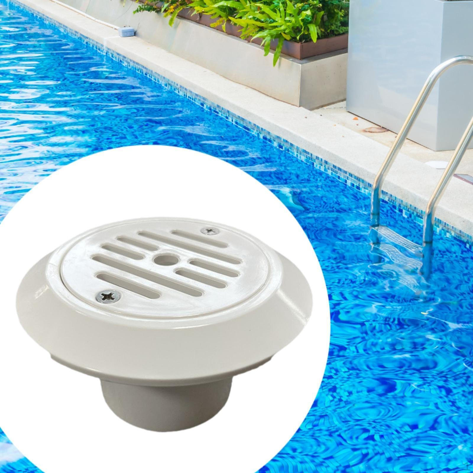 

Pool Drain Effective Lightweight Portable Draining Universal Easy to Install Degree Rotatable 2inch