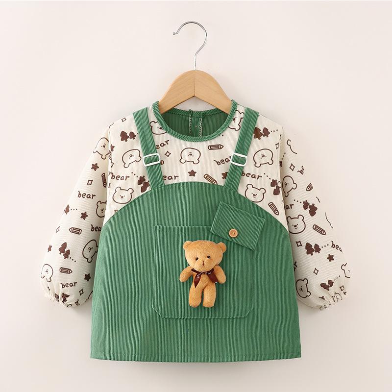 Reversible Waterproof Baby Coveralls: Stylish Autumn/Winter Bibs for Boys & Girls, Stain-Proof Outerwear