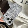 Lovely Pink Leopard Pattern Lens Protection Phone Case for IPhone 14 15 16 Pro Max Shockproof Cover for Iphone 17 Pro Air Case